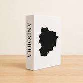 Andorra Travel Faux Book Keepsake Box