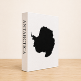 Antarctica Travel Faux Book Keepsake Box