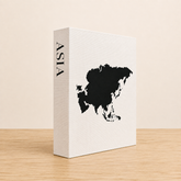 Asia Travel Faux Book Keepsake Box