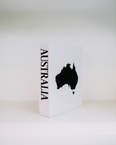 Australia Travel Faux Book Keepsake Box