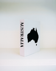 Australia Travel Faux Book Keepsake Box