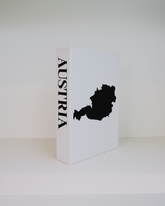 Austria Travel Faux Book Keepsake Box