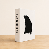 Barbuda Travel Faux Book Keepsake Box