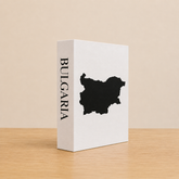 Bulgaria Travel Faux Book Keepsake Box
