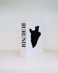 Burundi Travel Faux Book Keepsake Box