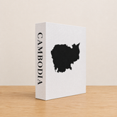 Cambodia Travel Faux Book Keepsake Box