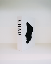 Chad Travel Faux Book Keepsake Box