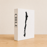 Chile Travel Faux Book Keepsake Box