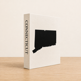 Connecticut Travel Faux Book Keepsake Box