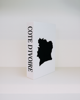 Cote D'Ivoire Travel Faux Book Keepsake Box