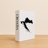 Croatia Travel Faux Book Keepsake Box