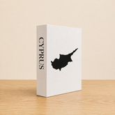 Cyprus Travel Faux Book Keepsake Box
