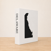 Delaware Travel Faux Book Keepsake Box