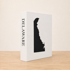 Delaware Travel Faux Book Keepsake Box