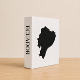 Ecuador Travel Faux Book Keepsake Box