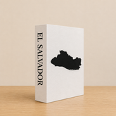 El Salvador Travel Faux Book Keepsake Box