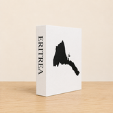 Eritrea Travel Faux Book Keepsake Box