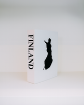 Finland Travel Faux Book Keepsake Box