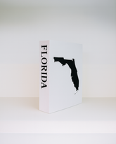 Florida Travel Faux Book Keepsake Box
