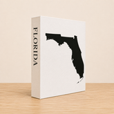 Florida Travel Faux Book Keepsake Box