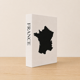 France Travel Faux Book Keepsake Box