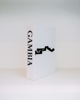 Gambia Travel Faux Book Keepsake Box