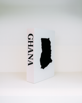 Ghana Travel Faux Book Keepsake Box
