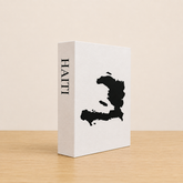 Haiti Travel Faux Book Keepsake Box