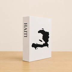 Haiti Travel Faux Book Keepsake Box
