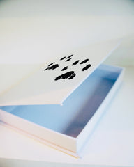 Your Pet's Paw Print/Nose Print Faux Book Keepsake Box