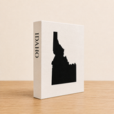 Idaho Travel Faux Book Keepsake Box