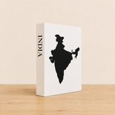 India Travel Faux Book Keepsake Box
