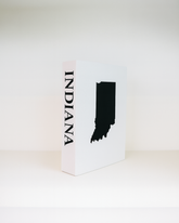 Indiana Travel Faux Book Keepsake Box