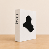 Iraq Travel Faux Book Keepsake Box