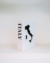 Italy Travel Faux Book Keepsake Box