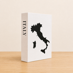 Italy Travel Faux Book Keepsake Box
