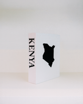 Kenya Travel Faux Book Keepsake Box