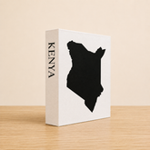Kenya Travel Faux Book Keepsake Box