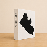Liberia Travel Faux Book Keepsake Box