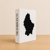 Luxembourg Travel Faux Book Keepsake Box