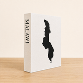 Malawi Travel Faux Book Keepsake Box