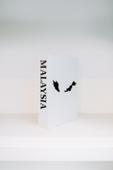 Malaysia Travel Faux Book Keepsake Box