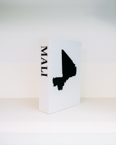 Mali Travel Faux Book Keepsake Box