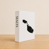 Malta Travel Faux Book Keepsake Box