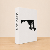 Maryland Travel Faux Book Keepsake Box