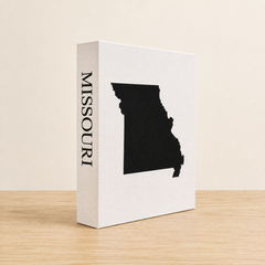 Missouri Travel Faux Book Keepsake Box