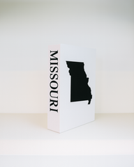 Missouri Travel Faux Book Keepsake Box