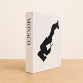 Monaco Travel Faux Book Keepsake Box