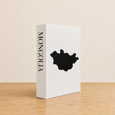 Mongolia Travel Faux Book Keepsake Box