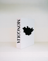 Mongolia Travel Faux Book Keepsake Box